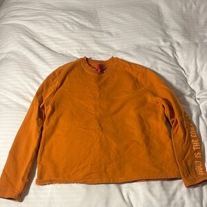 Orange Long Sleeve Sweater - Only the Blind (London Brand)